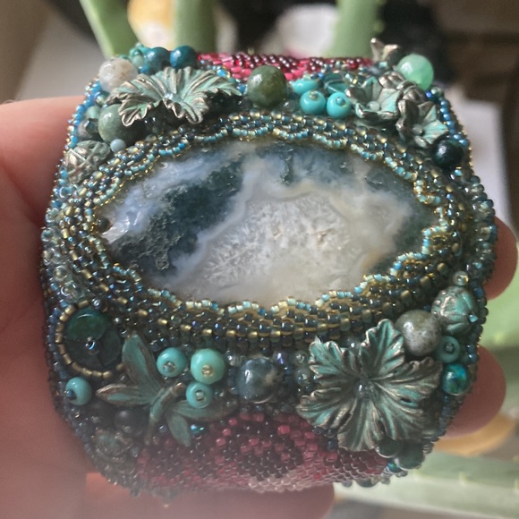 One of a kind bracelet with real stone - Picture 8 of 8